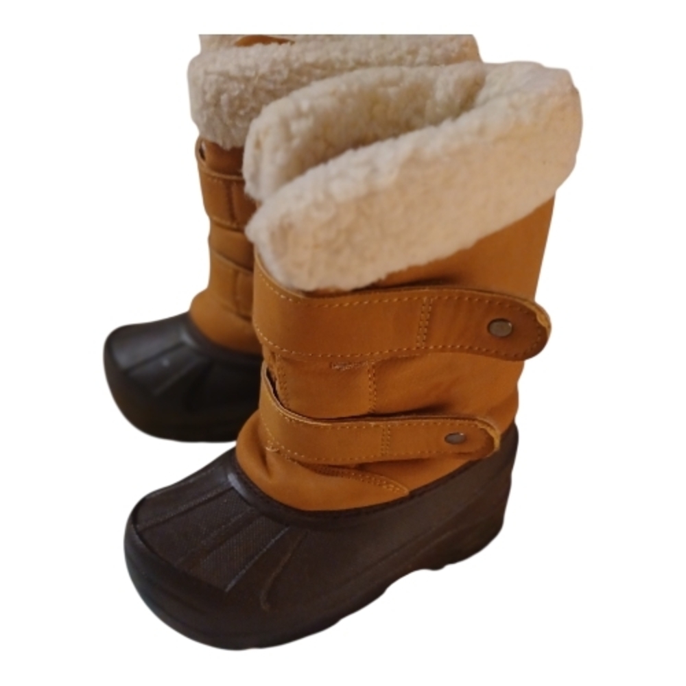 Cozy Tan Kids Boots